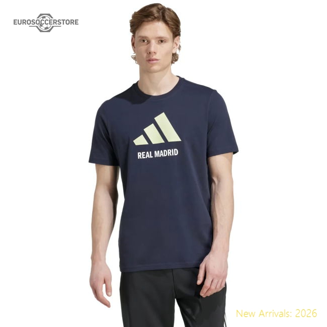 2025-2026 Real Madrid Seasonal Graphic Tee (Legend Ink)-BuySoccerJersey Hub