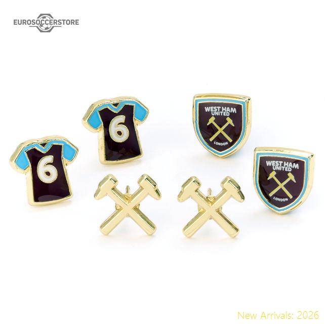 West Ham United FC Stud Earring Set-Vantage Point Soccer