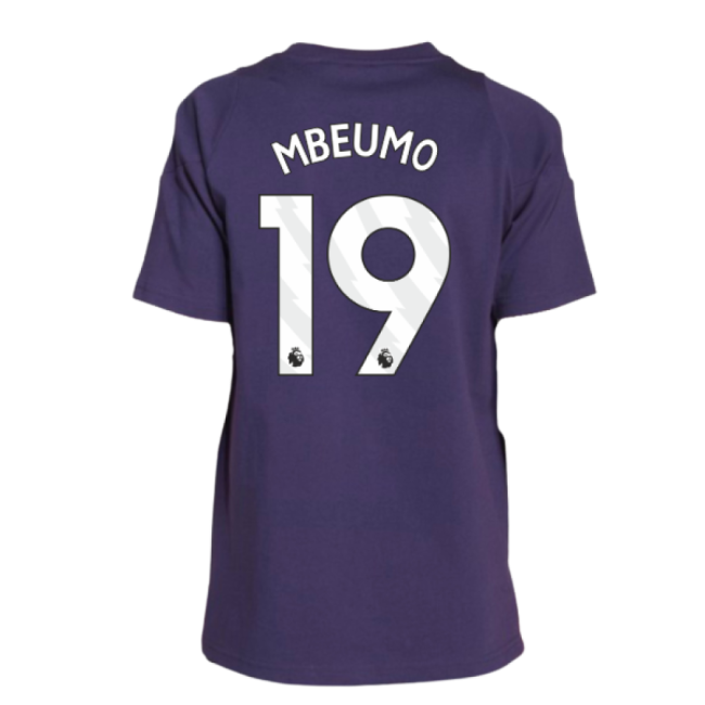 2025-2026 Man Utd Training Tee (Aurora Plum) - Kids (Mbeumo 19)-Football Jersey Hub