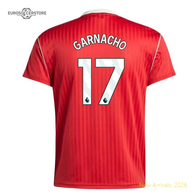 Manchester United Terrace Icons Shirt (Red) (Garnacho 17)-Football Jersey Hub