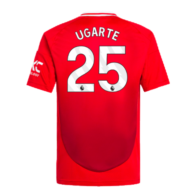 2024-2025 Man Utd Home Shirt (Kids) (Ugarte 25)-Football Jersey Hub