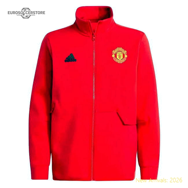2023-2024 Man Utd Anthem Jacket (Red)-Football Jersey Hub