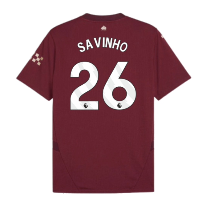 2024-2025 Man City Third Shirt (Savinho 26)-Football Jersey Hub