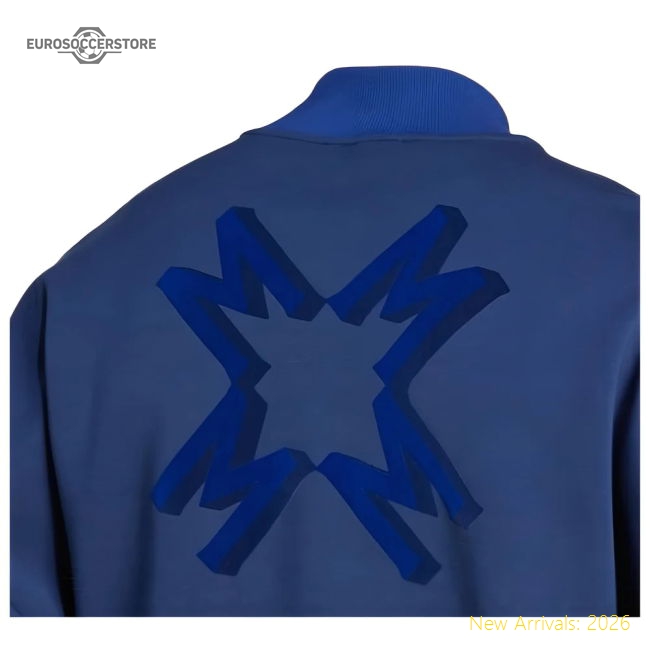 2024-2025 Man Utd Seasonal Track Top (Night Indigo)-Football Jersey Hub