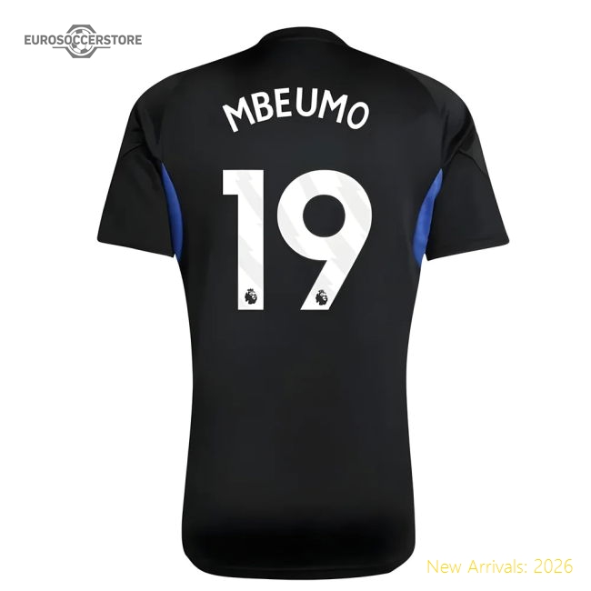 2025-2026 Man Utd EU Training Jersey (Black) - Kids (Mbeumo 19)-Football Jersey Hub
