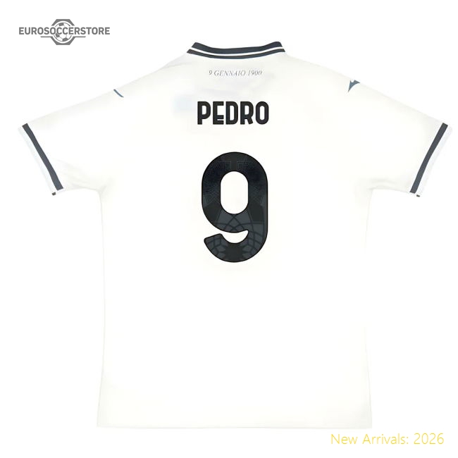 2025-2026 Lazio Away Shirt (Pedro 9)-Vantage Point Soccer