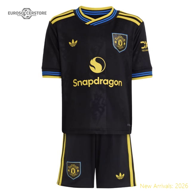 2025-2026 Manchester United Third Mini Kit (Hojlund 9)-Football Jersey Hub