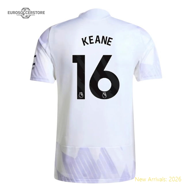 2025-2026 Man Utd Authentic Away Shirt (Keane 16)-Football Jersey Hub