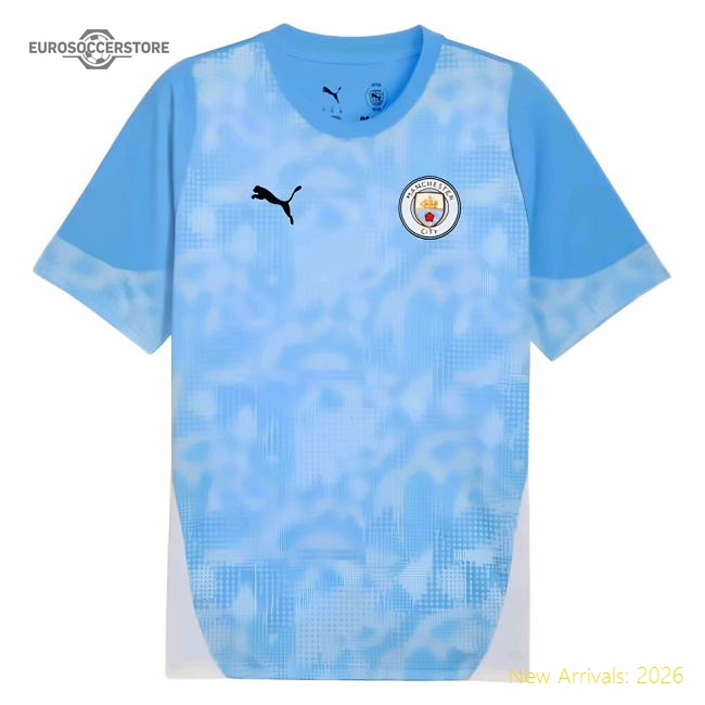 2025-2026 Man City Training Jersey (Light Blue) - Kids (Wright Phillips 29)-Football Shirts Shop