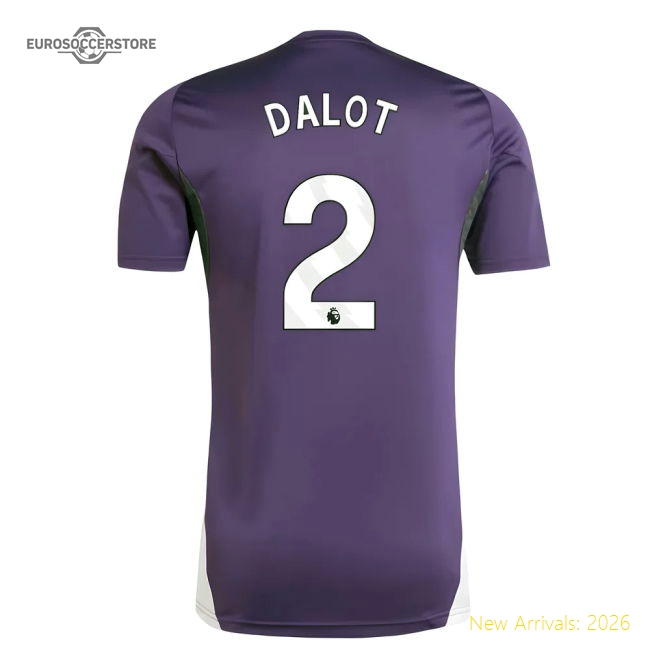 2025-2026 Man Utd Training Jersey (Aurora Plum) (Dalot 2)-Football Jersey Hub