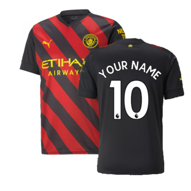 2022-2023 Man City Away Shirt (Your Name)-Football Jersey Hub
