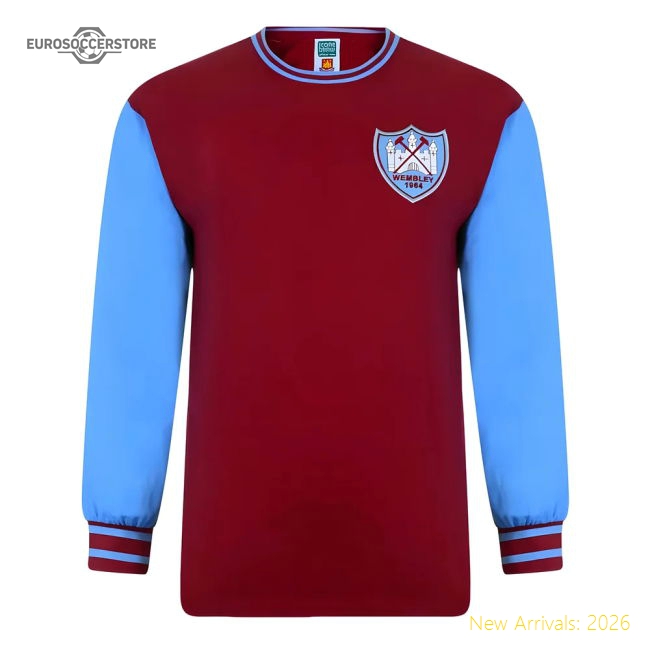 West Ham United 1964 FA Cup Final Retro Shirt-Vantage Point Soccer
