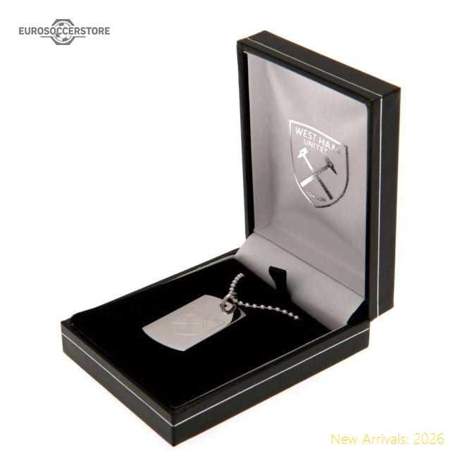 West Ham United FC Engraved Dog Tag & Chain-Vantage Point Soccer