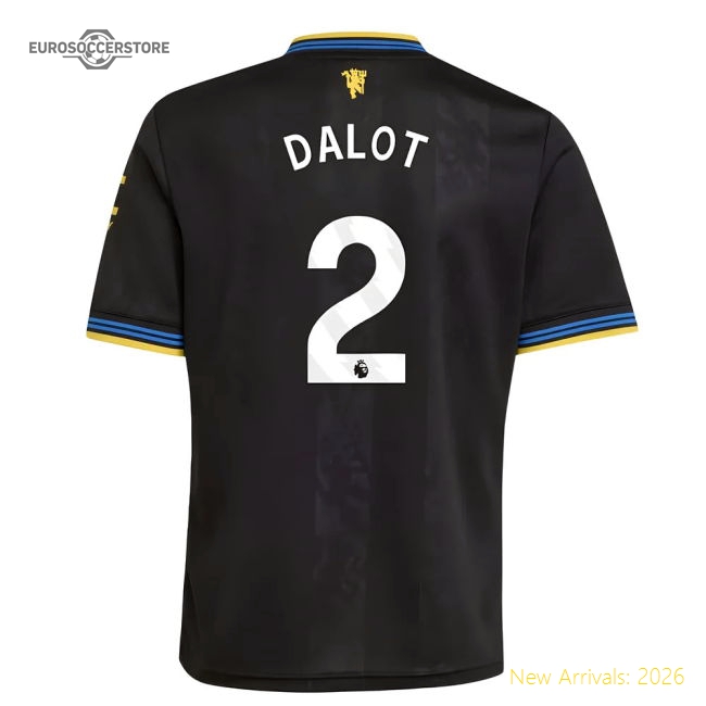 2025-2026 Man Utd Third Shirt (Kids) (Dalot 2)-Football Jersey Hub