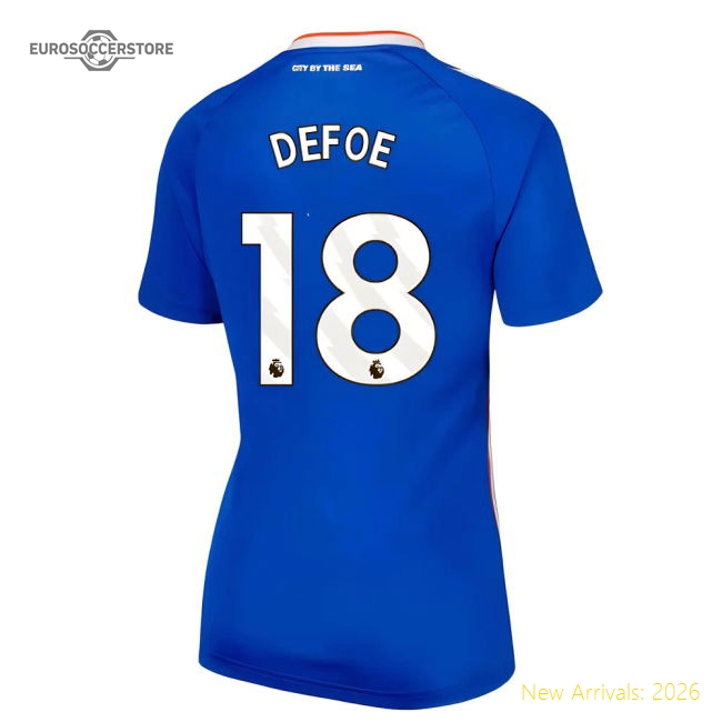 2025-2026 Sunderland Away Shirt - Womens (Defoe 18)-Football Shirts Shop