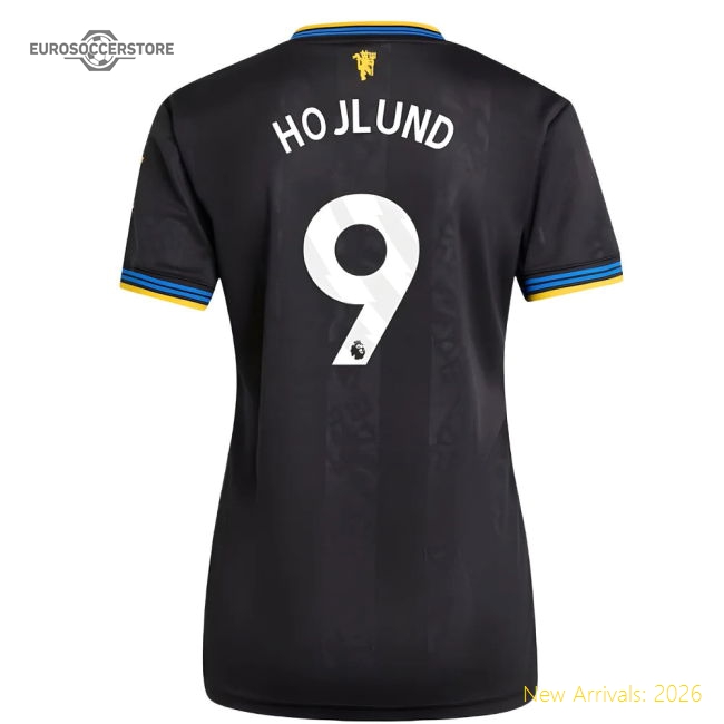 2025-2026 Man Utd Authentic Third Shirt (Womens) (Hojlund 9)-Football Jersey Hub