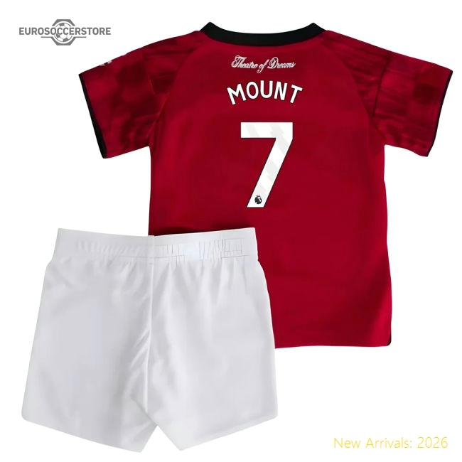 2025-2026 Man Utd Home Baby Kit (Mount 7)-Football Jersey Hub