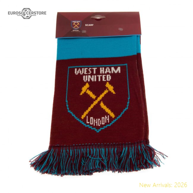 West Ham United FC Narrow Bar Scarf-Vantage Point Soccer