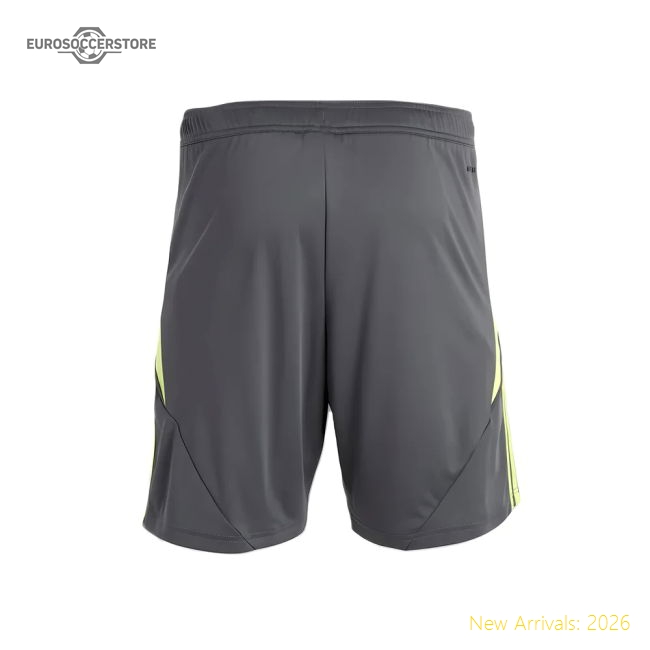 2025-2026 Man Utd Home Goalkeeper Shorts (Grey) - Kids-Football Jersey Hub