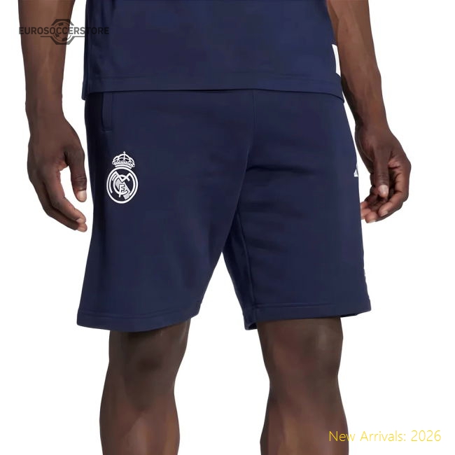 2025-2026 Real Madrid US Shorts (Navy)-BuySoccerJersey Hub