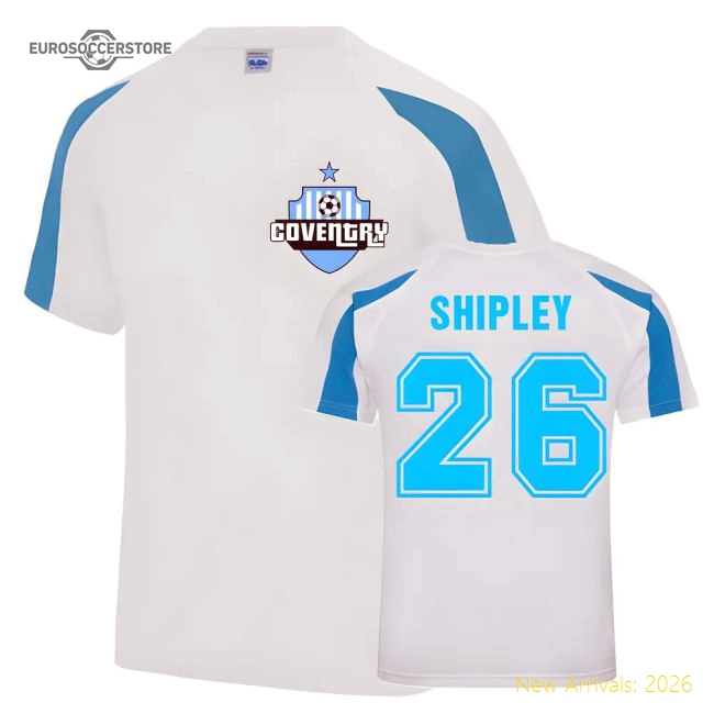 Jordan Shipley Coventry Sports Training Jersey (White)-Vantage Point Soccer