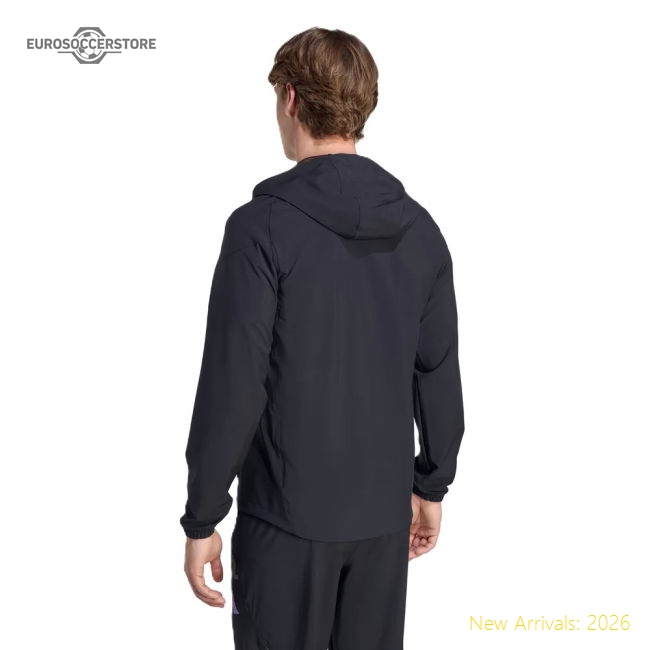 2025-2026 Man Utd Competition Vis Tech Jacket (Black)-Football Jersey Hub