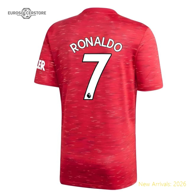 2020-2021 Man Utd Adidas Home Football Shirt (RONALDO 7)-Football Jersey Hub