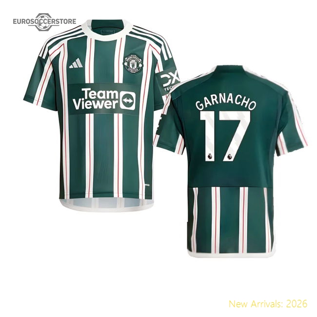 2023-2024 Man Utd Away Shirt (Kids) (Garnacho 17)-Football Jersey Hub