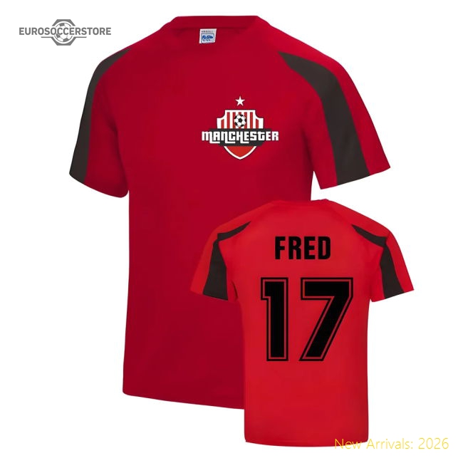 Fred Manchester Sports Training Jersey (Red)-Football Jersey Hub