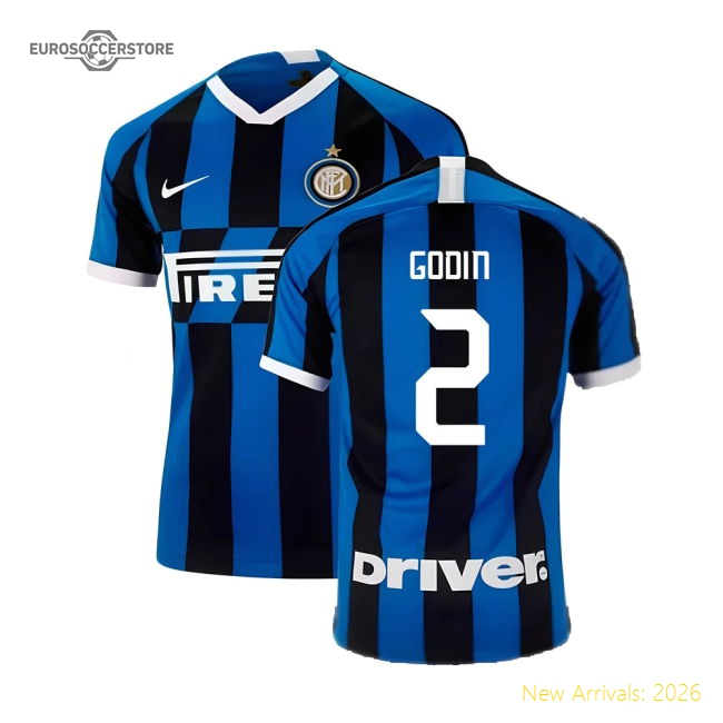 2019-2020 Inter Milan Home Shirt (Godin 2)-Football Shirts Shop