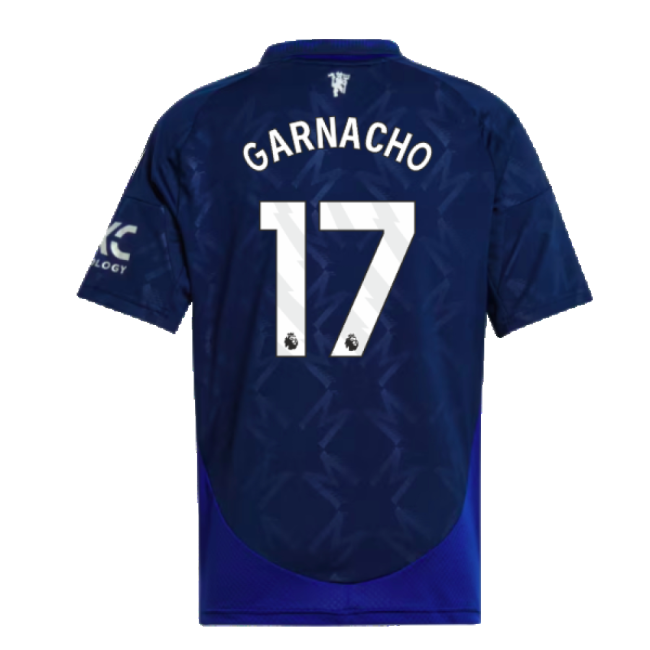 2024-2025 Man Utd Away Shirt (Kids) (Garnacho 17)-Football Jersey Hub