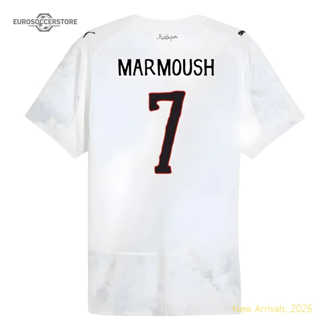 2025-2026 KIDSUPER x Manchester City CWC Authentic Shirt (White) (Marmoush 7)-Football Jersey Hub