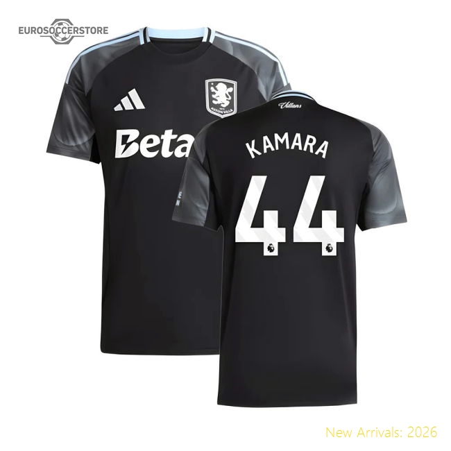 2025-2026 Aston Villa Away Shirt (Kamara 44)-PitchVibe Kits