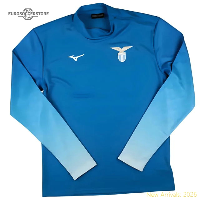 2024-2025 Lazio Mid Layer 1/2 Zip Training Top (Royal)-Vantage Point Soccer
