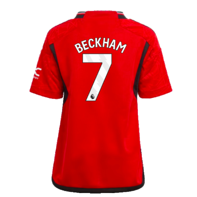 2023-2024 Man Utd Home Mini Kit (Beckham 7)-Football Jersey Hub