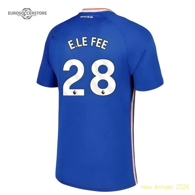 2025-2026 Sunderland Away Shirt (E.Le Fee 28)-Football Shirts Shop