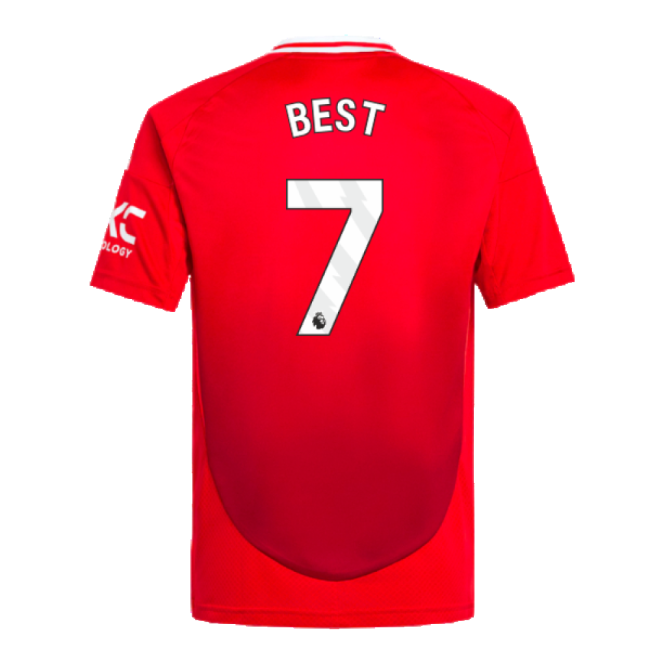 2024-2025 Man Utd Home Shirt (Kids) (Best 7)-Football Jersey Hub