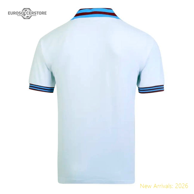 Score Draw West Ham United 1980 FA Cup Final Retro Football Shirt-Vantage Point Soccer