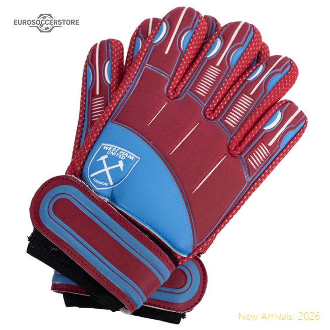 West Ham United FC Delta Goalkeeper Gloves Kids-Vantage Point Soccer