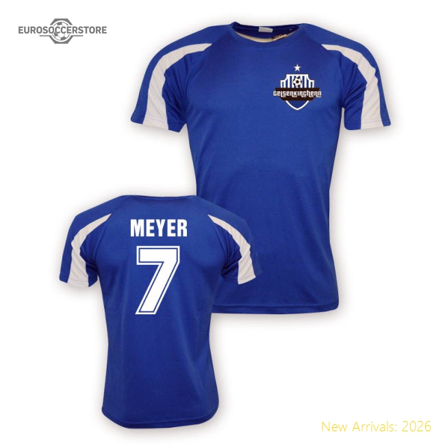 Max Meyer Schalke Sports Training Jersey (blue)-PitchVibe Kits