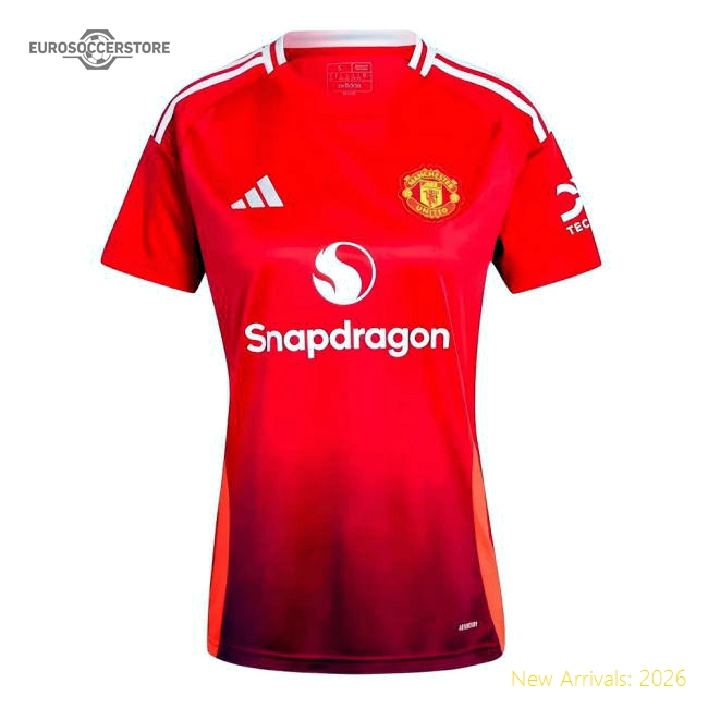 2024-2025 Man Utd Home Shirt (Womens)-Football Jersey Hub