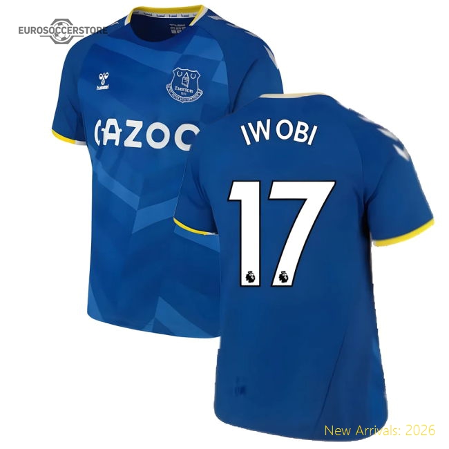 2021-2022 Everton Home Shirt (IWOBI 17)-Football Jersey Hub