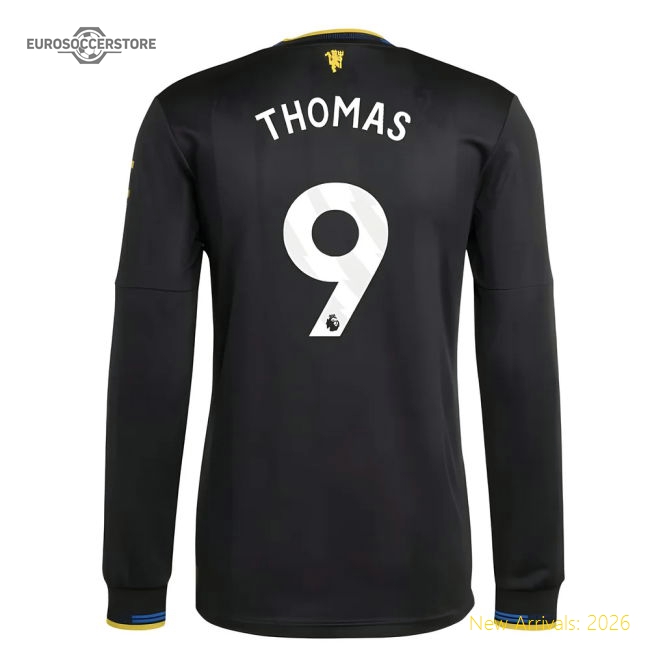 2025-2026 Man Utd Authentic Long Sleeve Third Shirt (Thomas 9)-Football Jersey Hub