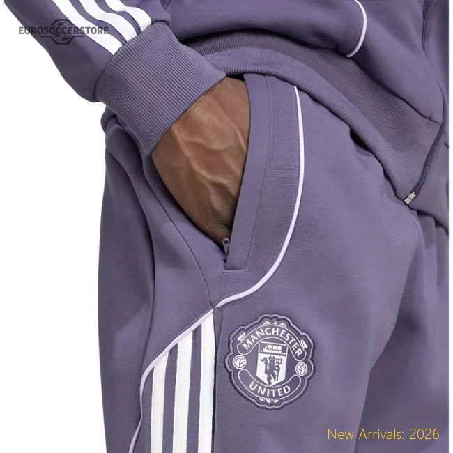 2025-2026 Man Utd UBP Double Knit Pants (Trace Purple)-Football Jersey Hub