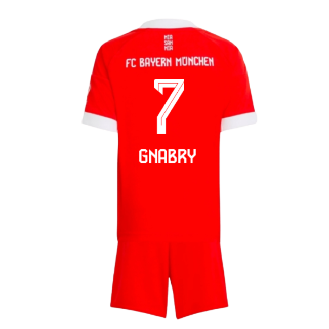 2025-2026 Bayern Munich Home Mini Kit (Gnabry 7)-PitchVibe Kits