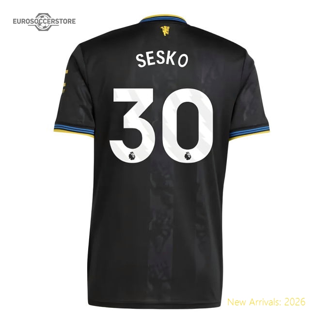 2025-2026 Manchester United Third Shirt (Sesko 30)-Football Jersey Hub