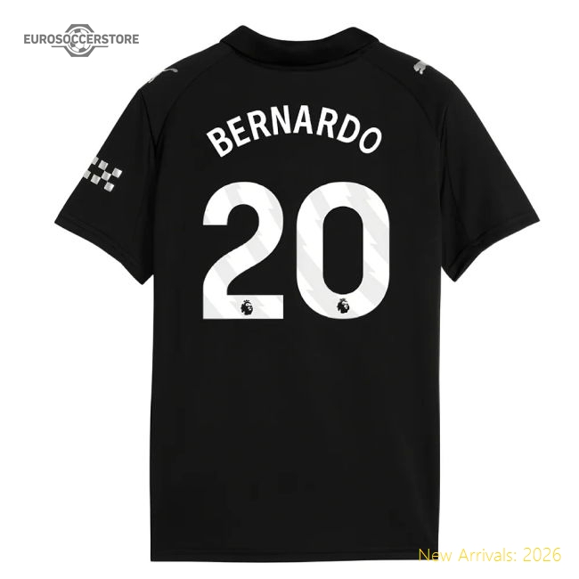 2025-2026 Man City Away Mini Kit (Bernardo 20)-Football Jersey Hub