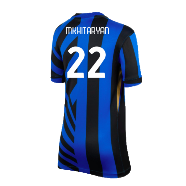 2024-2025 Inter Milan Home Shirt (Kids) (Mkhitaryan 22)-Football Shirts Shop