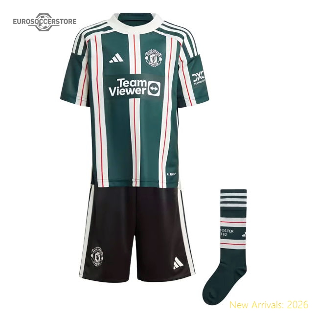 2023-2024 Man Utd Away Mini Kit (Garnacho 17)-Football Jersey Hub