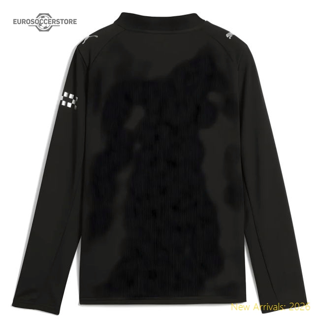 2025-2026 Man City Long Sleeve Away Shirt (Kids) (Greenwood 5)-Football Jersey Hub